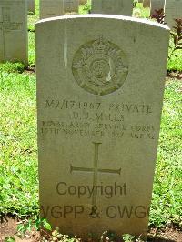 Dar Es Salaam War Cemetery - Mills, D J